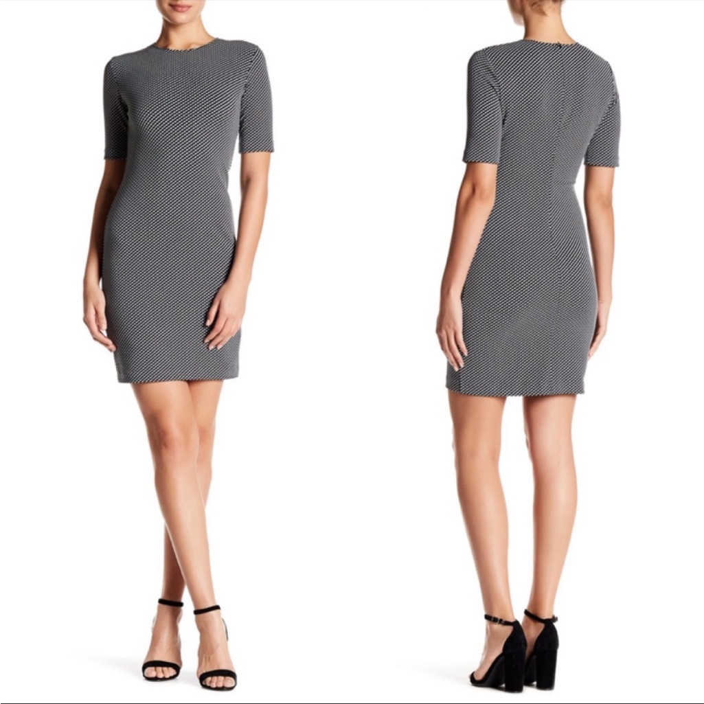 Theory Rijik Checkered Claymont Dress 00